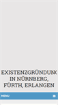 Mobile Screenshot of existenzgruendung-nuernberg.de